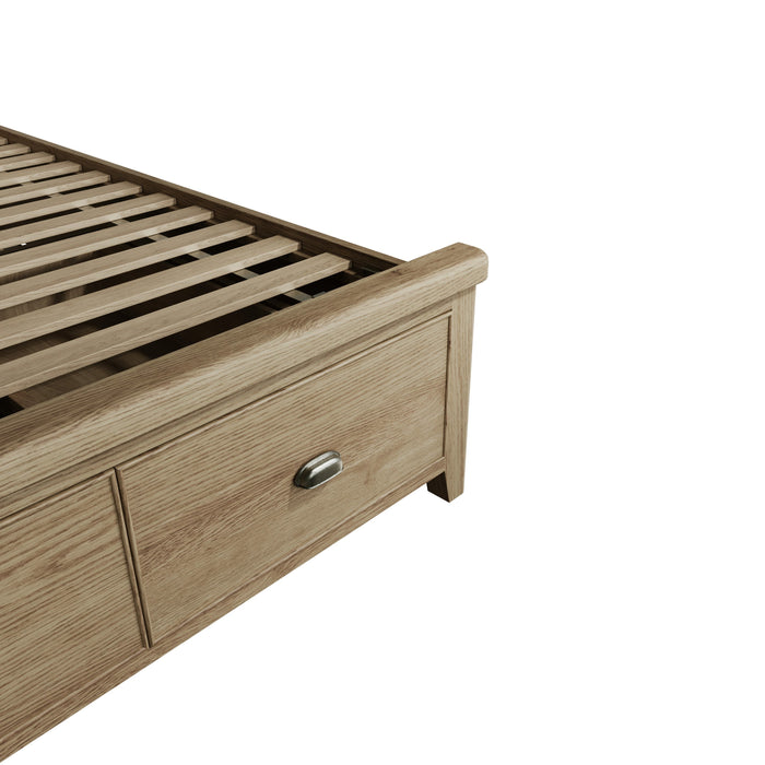 Weathered Oak Bed (Multiple Options)