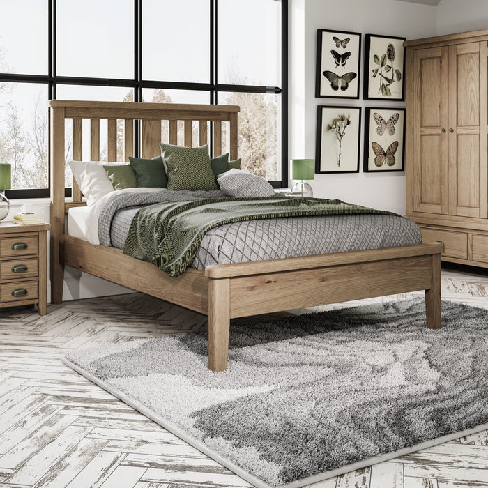 Weathered Oak Bed (Multiple Options)