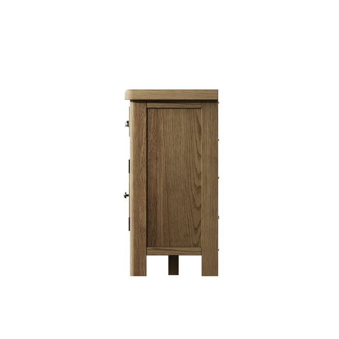 Weathered Oak 4 Door Sideboard