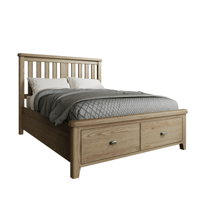 Weathered Oak Bed (Multiple Options)