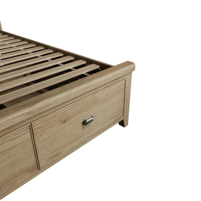 Weathered Oak Bed (Multiple Options)