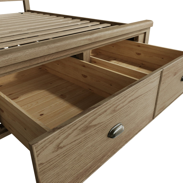 Weathered Oak Bed (Multiple Options)