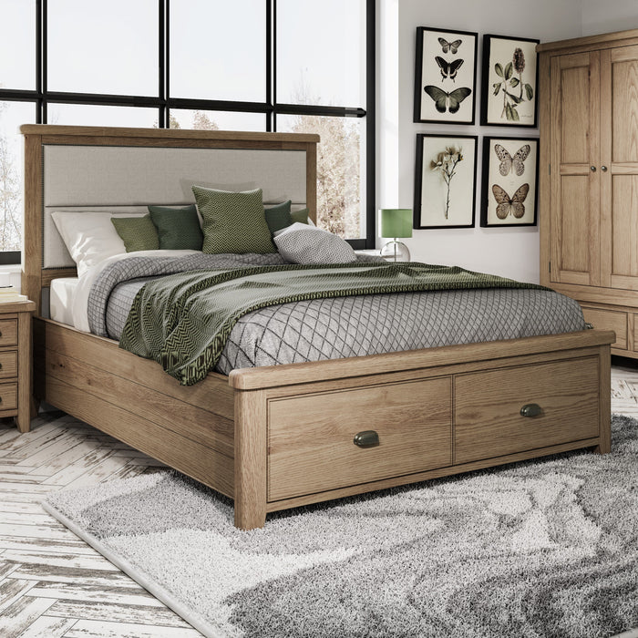 Weathered Oak Bed (Multiple Options)