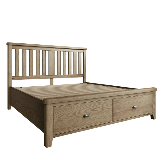 Weathered Oak Bed (Multiple Options)