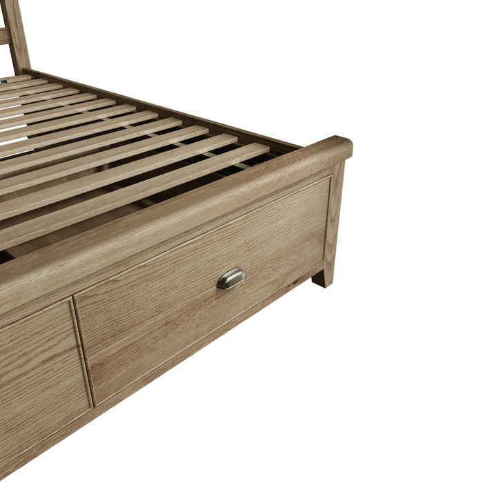 Weathered Oak Bed (Multiple Options)