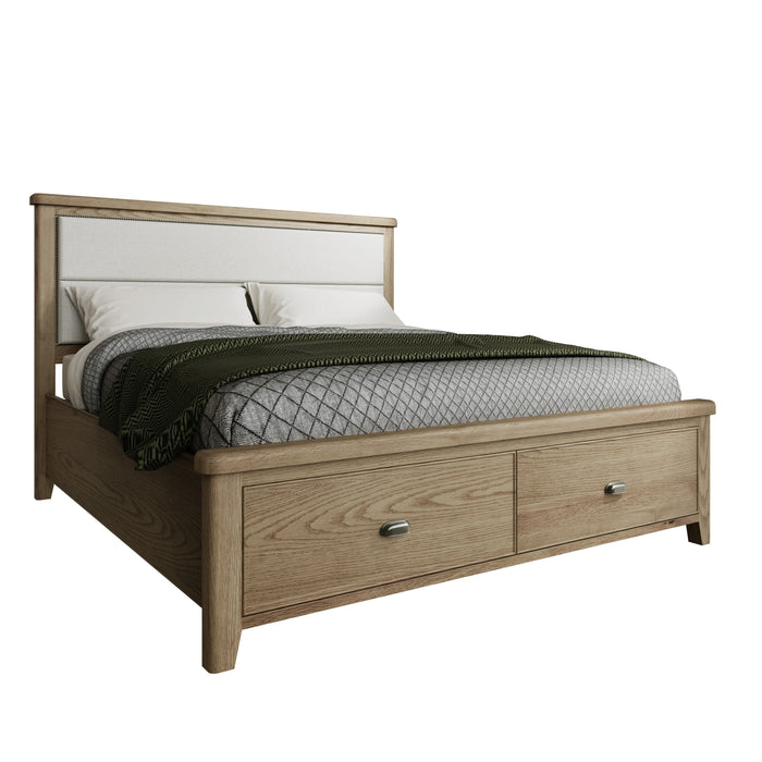 Weathered Oak Bed (Multiple Options)