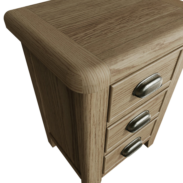 Weathered Oak Bedside Cabinet