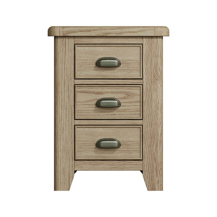 Weathered Oak Large Bedside Cabinet