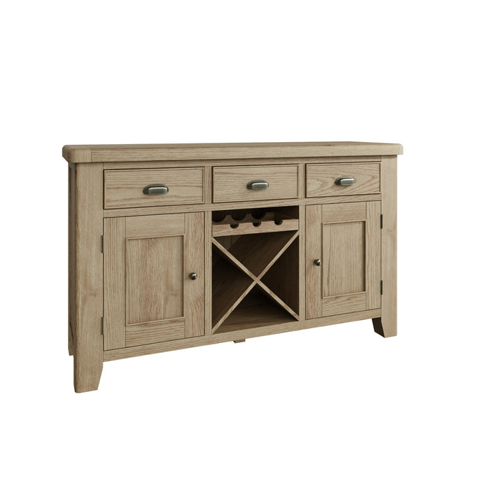 Weathered Oak Large Sideboard