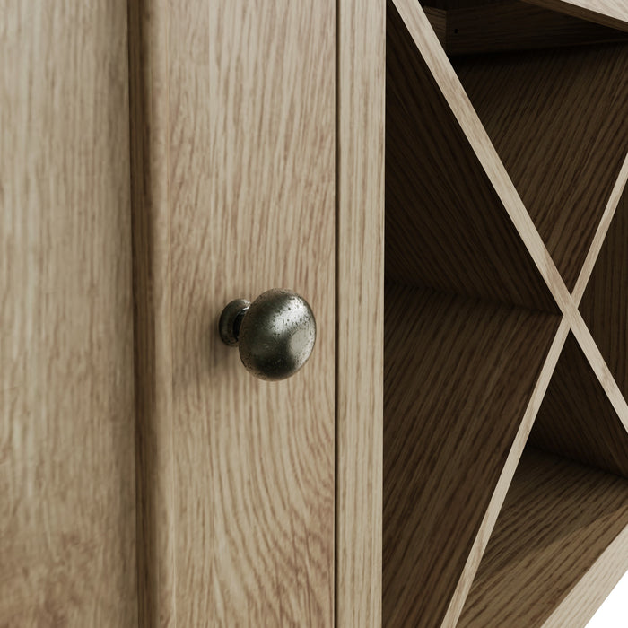 Weathered Oak Large Sideboard