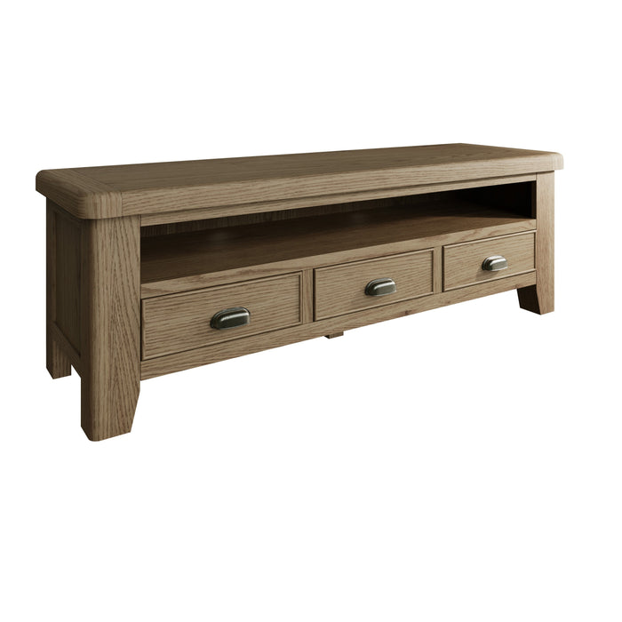 Weathered Oak Large TV Unit