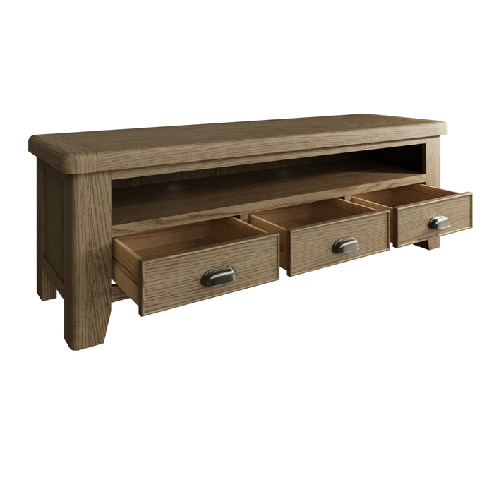 Weathered Oak Large TV Unit