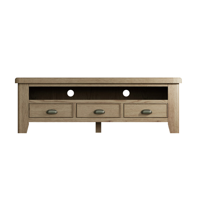 Weathered Oak Large TV Unit