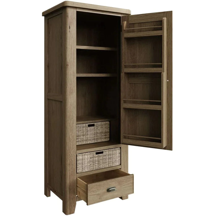 Weathered Oak Single Larder Unit