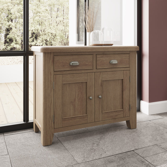 Weathered Oak 2 Door Sideboard