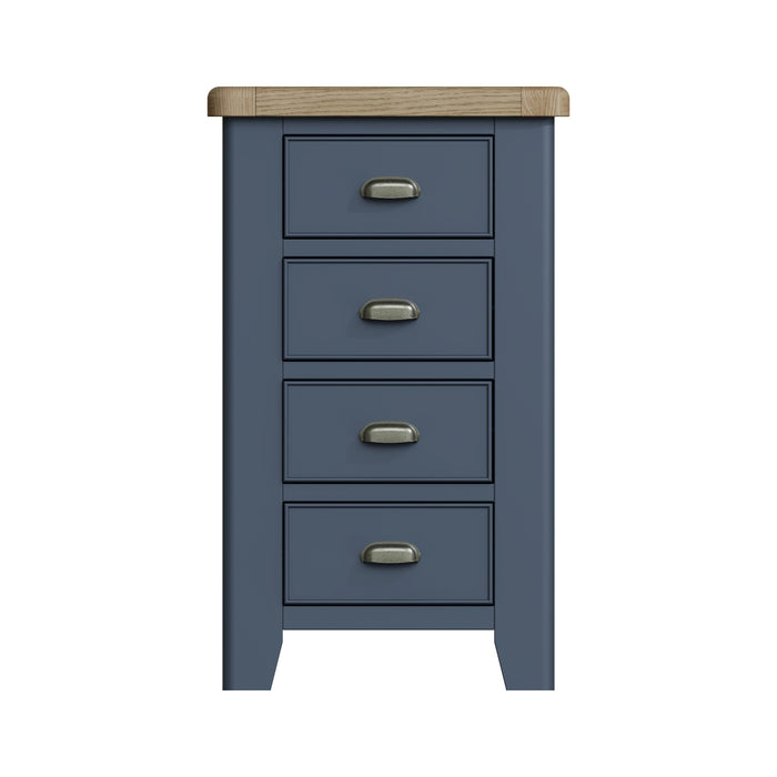 Weathered Oak Painted 4 Drawer Chest