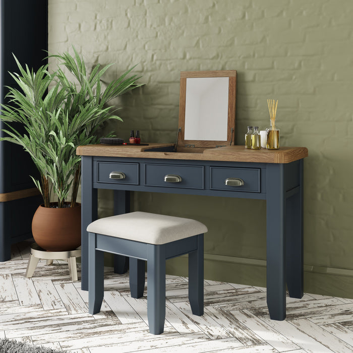 Weathered Oak Painted Dressing Table