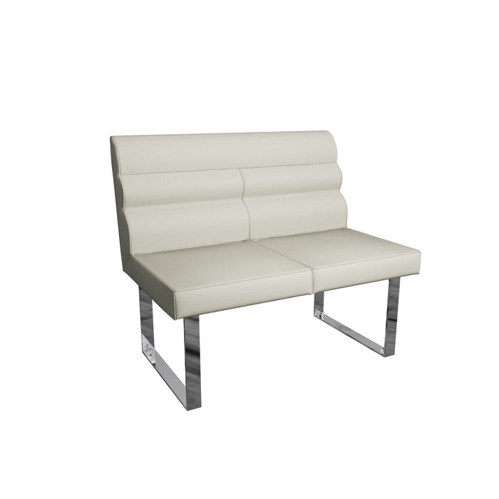 Urban Grey 1m Bench With Back