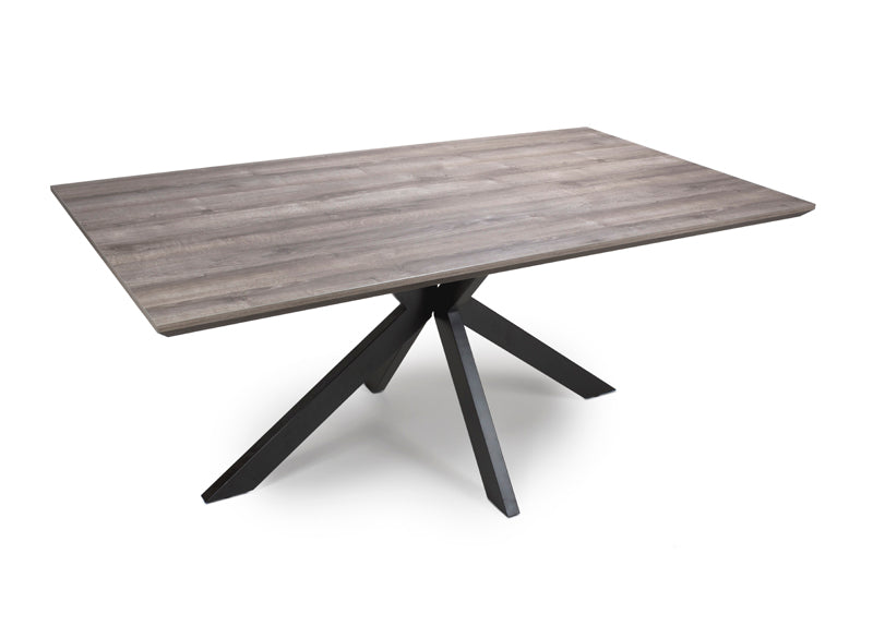 New York Extending Top Dining Table 180cm - Grey