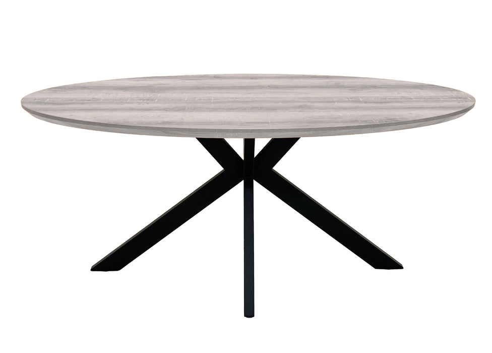 New York Fixed Top Oval Dining Table 220cm