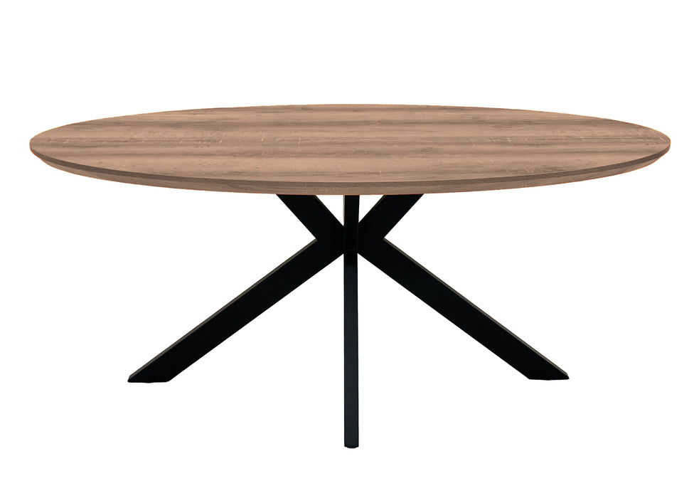 New York Fixed Top Oval Dining Table 220cm