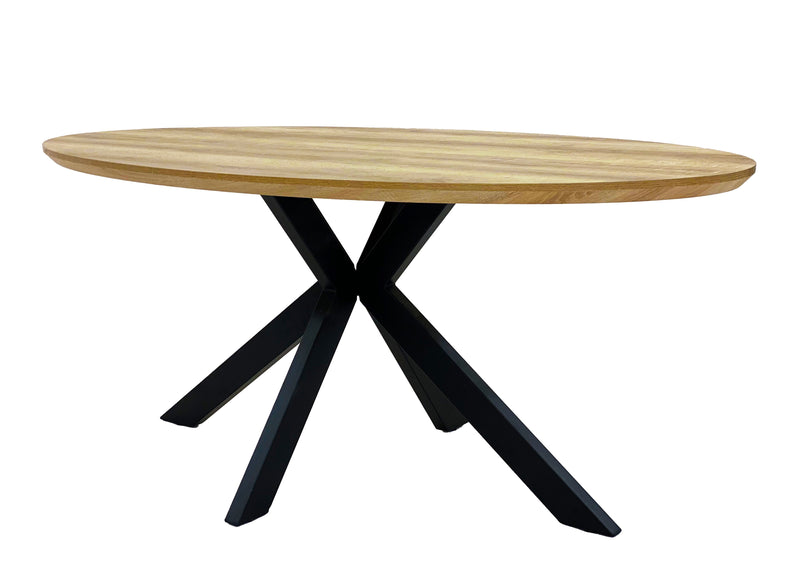New York Fixed Top Oval Dining Table 180cm - Oak