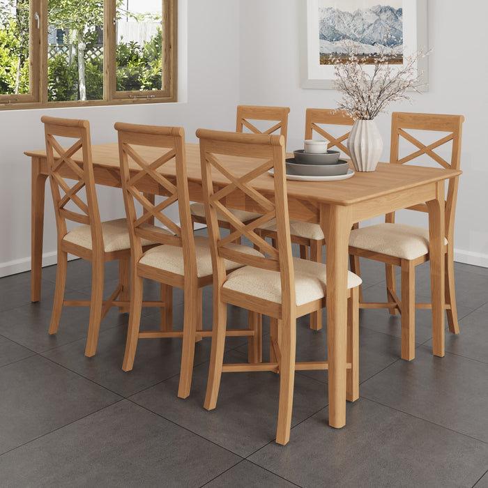 Belmont Oak 1.6m Butterfly Extending Table