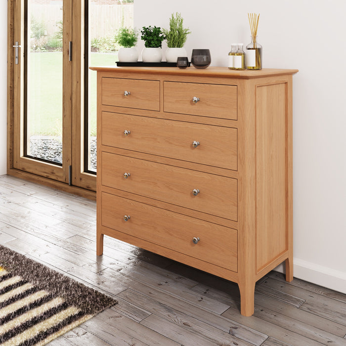 Belmont 2 Over 3 Drawer Chest