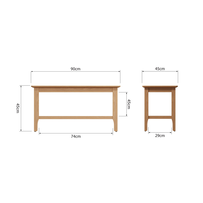 Belmont Oak Coffee Table