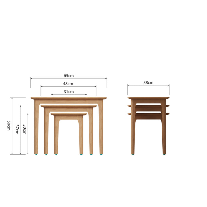 Belmont Oak Nest (3 Tables)