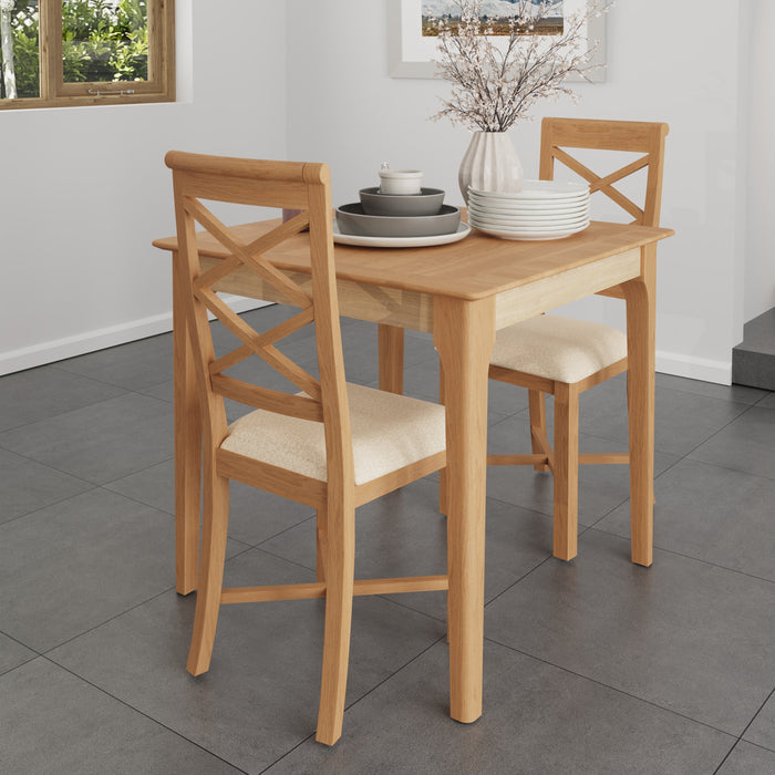 Belmont Oak Small Fixed Top Table