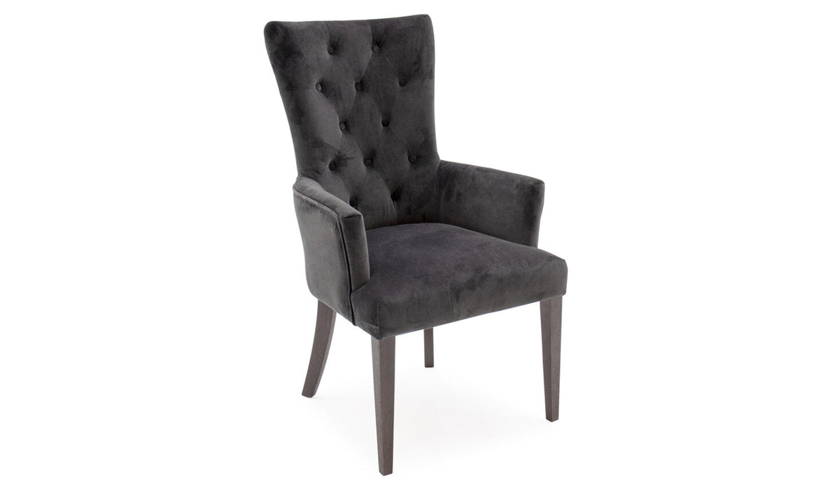 Grove Armed Dining Chair Charcoal