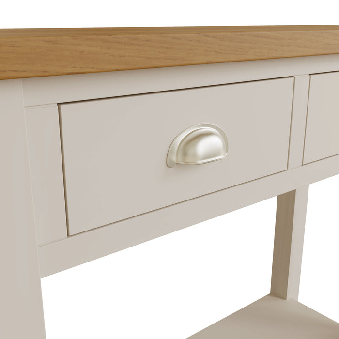 Truffle Painted Console Table