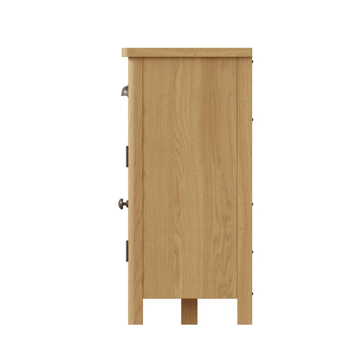 Truffle Oak 3 Drawer 3 Door Sideboard