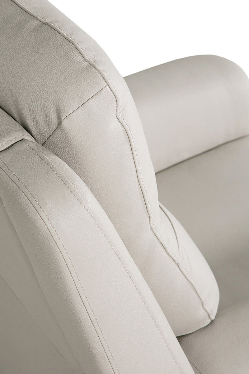 Alessia 3 Seater Sofa - Stone Leather