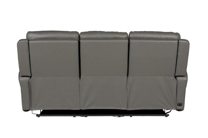 Alessia 3 Seater Sofa - Ash Leather