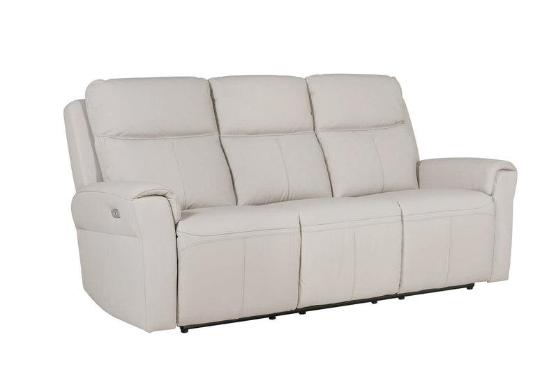 Alessia 3 Seater Sofa - Stone Leather