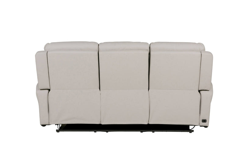 Alessia 3 Seater Sofa - Stone Leather