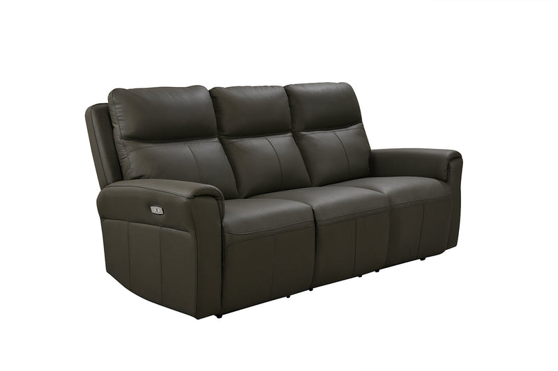 Alessia 3 Seater Sofa - Ash Leather