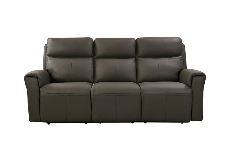 Alessia 3 Seater Sofa - Ash Leather