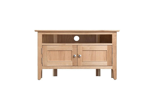 Belmont Oak Corner TV Cabinet - Best Furniture Online
