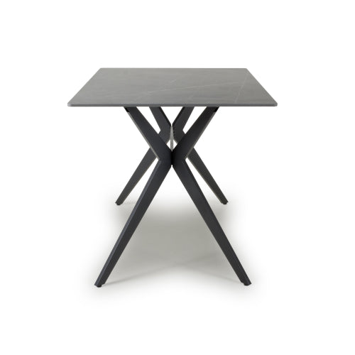 Tidnor Grey 1.2m Fixed Top Dining Table