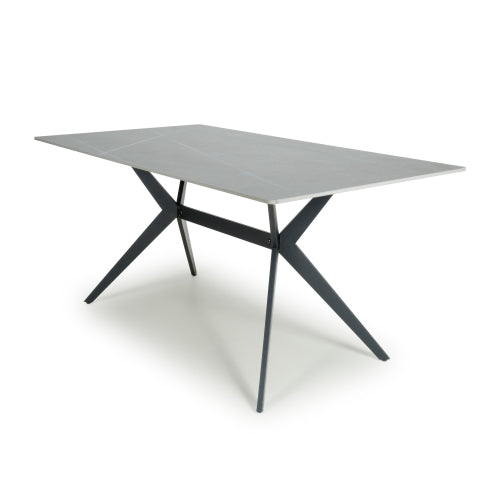 Tidnor Grey 1.6m Fixed Top Dining Table