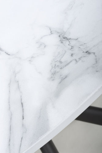 Modesta White Round Dining Table