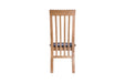 Belmont Oak Slat Back Chair (PU Seat) - Best Furniture Online